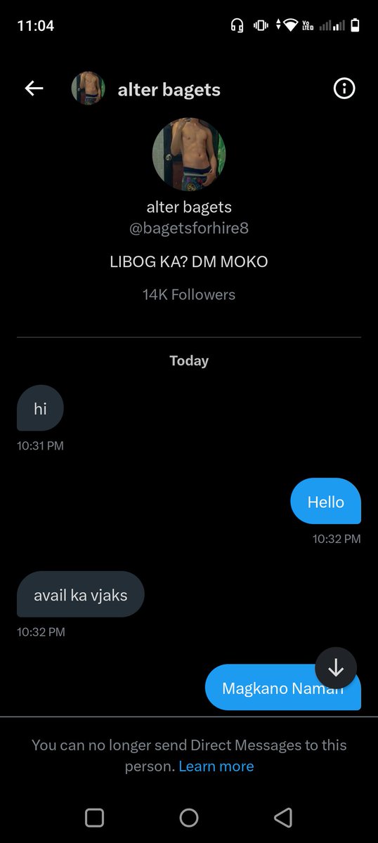 eric_malsa's tweet image. Guys be aware this guy Ang offer sya ng vjack tapos scam Pala puta sayo na Yan 200 pesos ko isaksak mo sa baga mo kung sino kaman tangina ka Gago ka