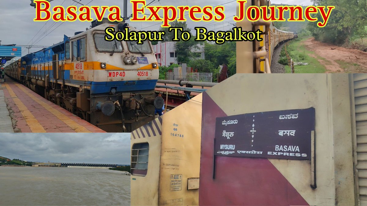 Rail_point's tweet photo. Journey in 17307 #BasavaExpress
#Solapur To #Bagalkot
Electrification & Doubling Update
Video Link :- https://t.co/2DR8OK8OdS
@KARailway https://t.co/UY9WUM3qDM