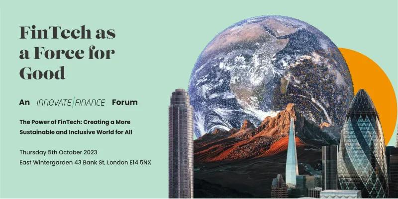 One not to be missed for any #Fintech #founders
"Fintech as a Force for Good" by <a href="/InnFin/">Innovate Finance</a> 

See you there tomorrow! 🙌