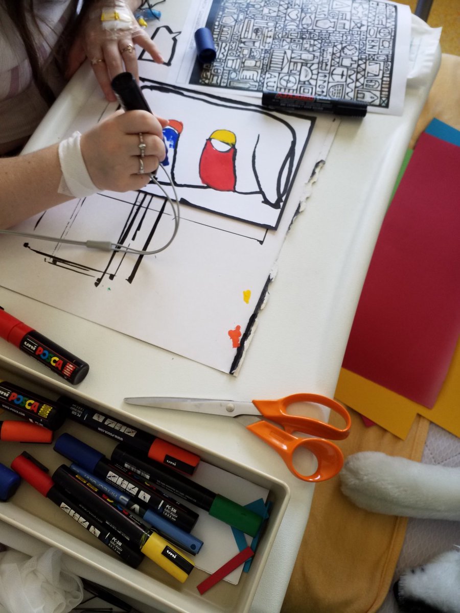 Nouveau projet en partenariat avec les Beaux-Arts, ecole d'arts plastiques @Grand_Poitiers
Dessin, collage, découpage à la manière #torresgarcia