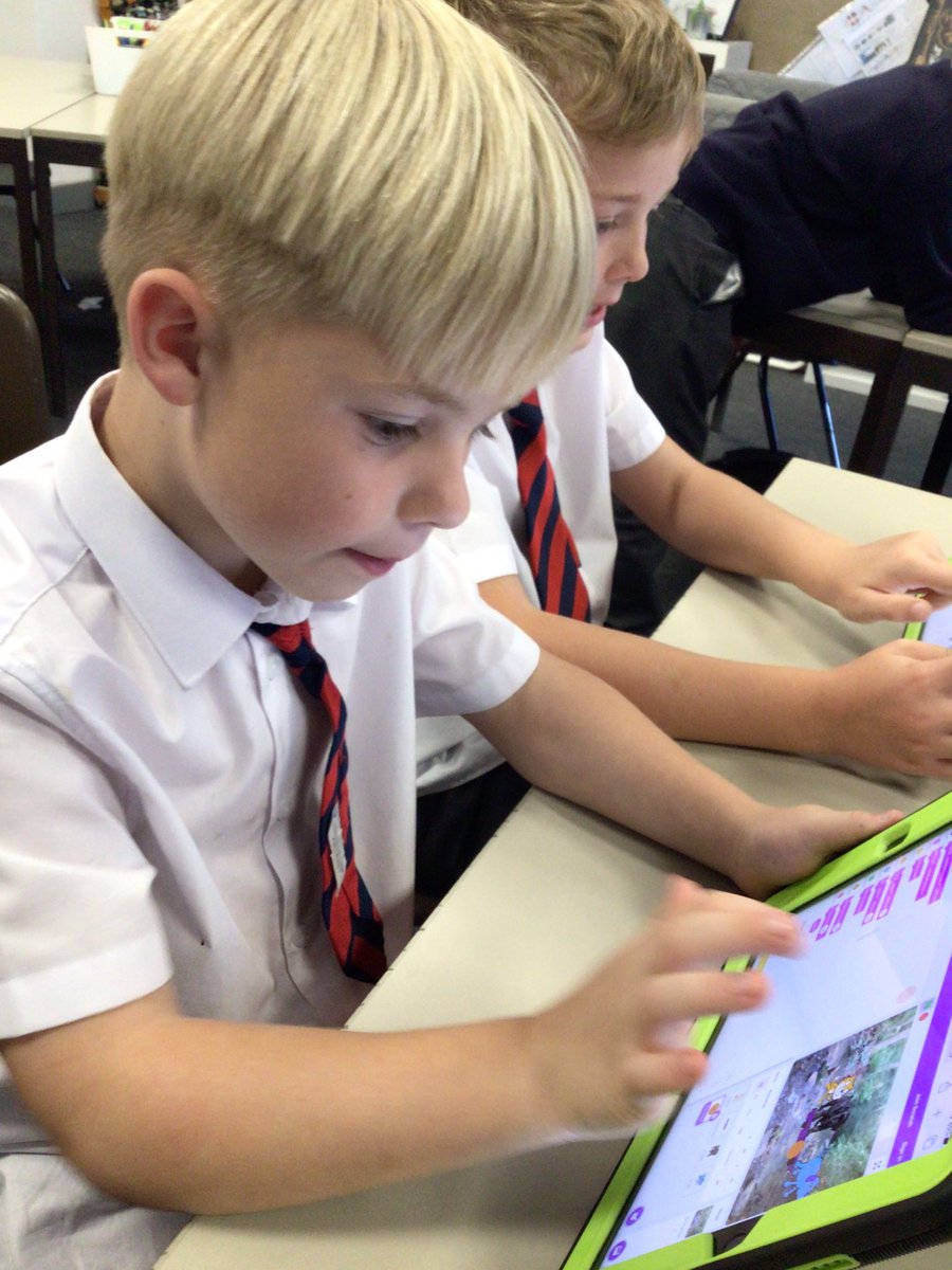 Exploring Scratch in Coding Club tonight. “It was great fun making the sprites move and play sounds.” Theo Yr 4