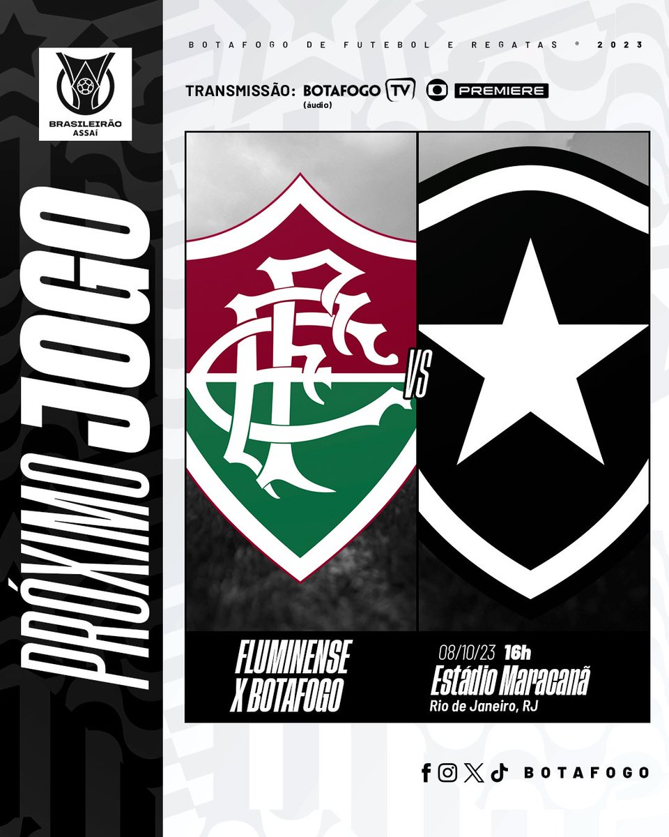 Botafogo de Futebol e Regatas - Quer saber os próximos jogos do Botafogo?  Acompanhe o calendário no aplicativo do Fogão! Baixe o seu na Apple Store  ou no Google Play. www.botafogo.com.br/app Dica