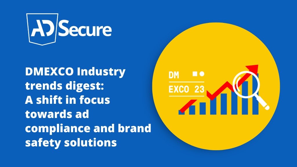 adsecure_lab's tweet photo. This September AdSecure has exhibited at @DMEXCO, grabbing the best opportunity to learn about the latest tech industry trends straight from the horse's mouth! 🗞👉 https://t.co/Lp7NXOs7Ye
#brandsafety #onlineadvertising #onlinesecurity #cybersecurity #cybersecurityawareness https://t.co/Y1Ipq2xG0l