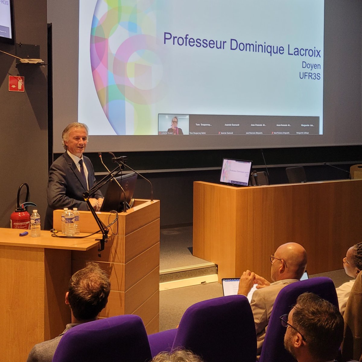 UFR3S_ULille's tweet photo. Ce soir, lancement du projet CAPS'UL, projet en santé numérique porté par l'UFR3S, Centrale Lille, l'INRIA et le CHU de Lille, en présence du porteur de projet, le professeur Vincent Sobanski, Vice-Doyen Santé numérique à l’UFR3S.
#santénumérique #santé #recherche #CAPSUL https://t.co/bFkyP3rka8