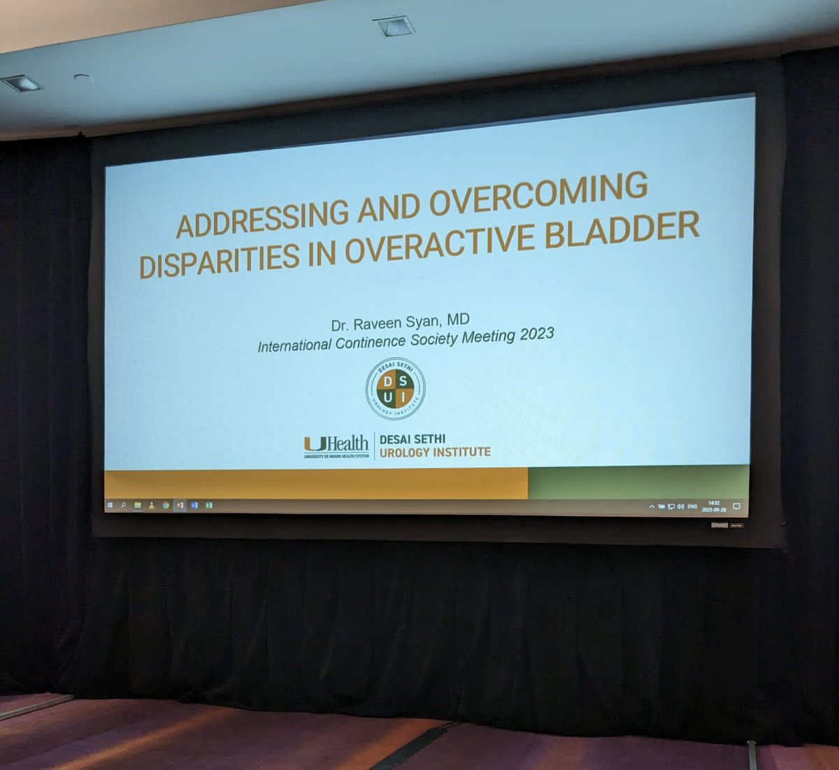 raveensyan's tweet image. Was so honored to be the @sufuorg speaker at #ICS2023 to speak on #disparities in #OAB! Disappointingly, attendees were mostly minority women. Discouraging to do this work when those we need listening are not. How can we engage interest?! @icsoffice