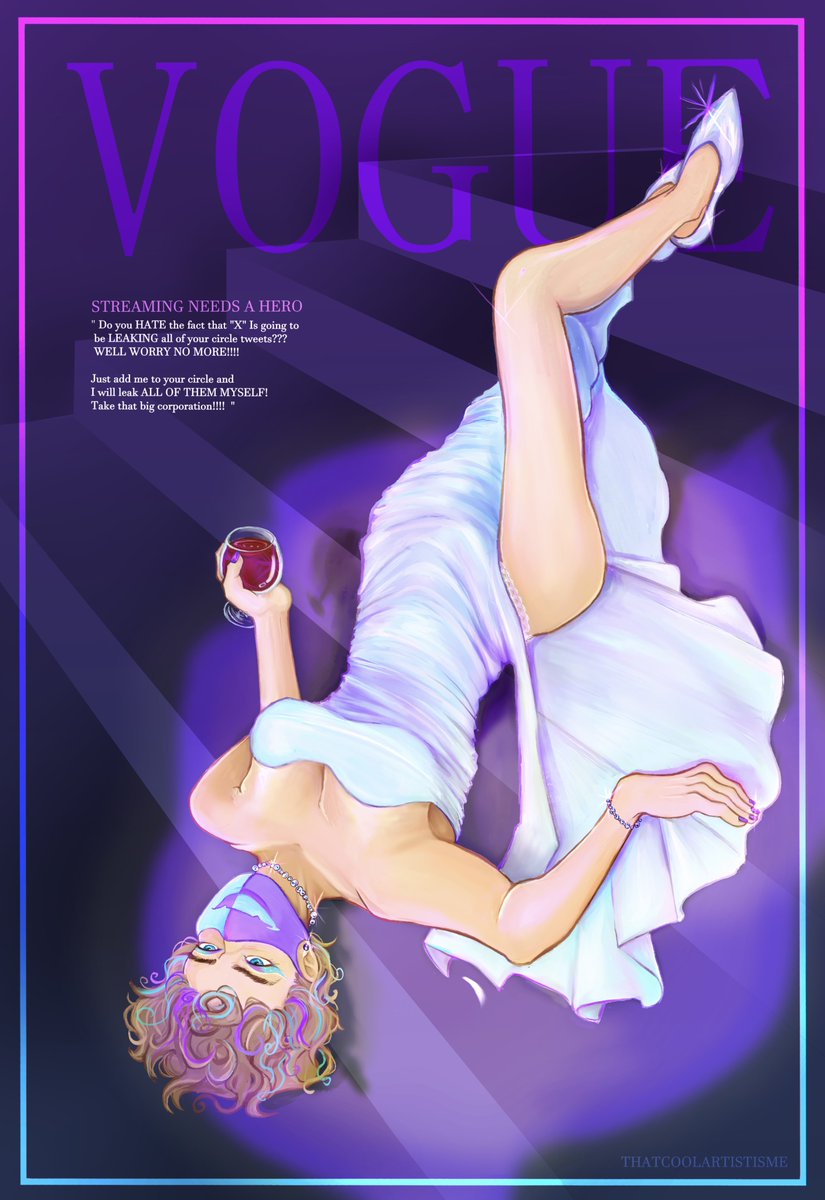 thatcooolartist's tweet photo. They tried to put ranboo in the cover of Vogue, but their legs were too long !!!

#ranbooart #ranboofanart #ranboowaslivefeature https://t.co/pBJ3OY3L7u