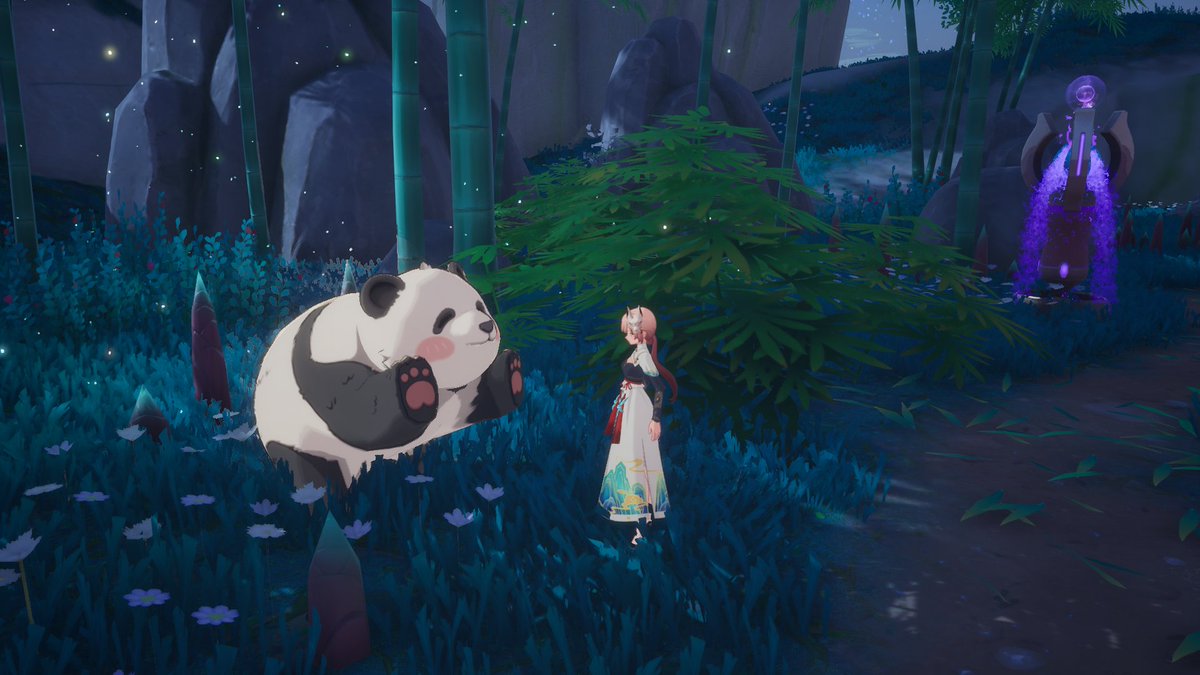 chunxiing's tweet photo. Panda high five (ノ*ФωФ)ノ #ToF #ToFChallenge #Domain9 #幻塔 https://t.co/KPVmchhwZa