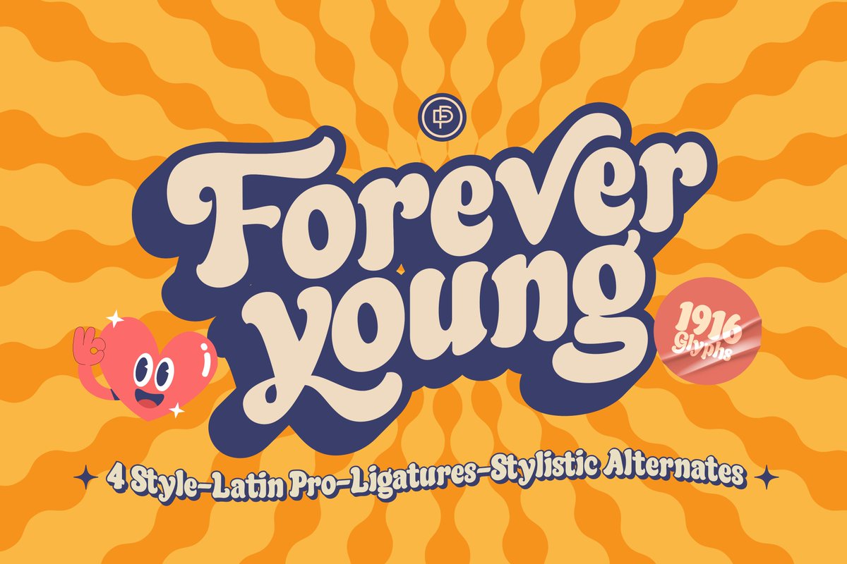 Check out new work on my <a href="/Behance/">Behance</a> profile: "Forever Young - Retro Font" be.net/gallery/181337… 

#typography #font #typeface #GraphicDesign
