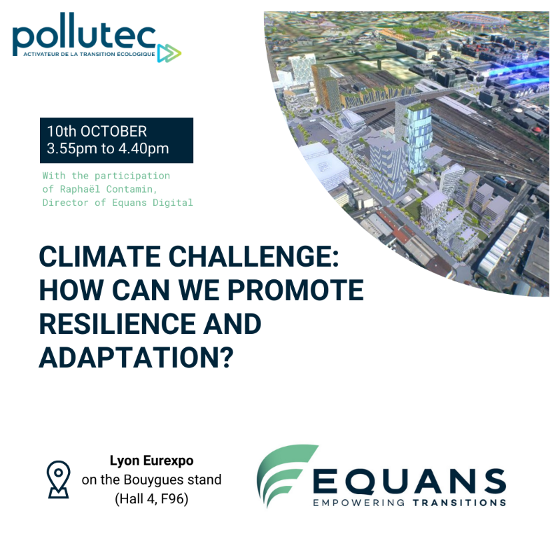 EQUANS_Official's tweet photo. [#Event] 📢 @RCONTAMIN, #Equans Digital's Director, will speak at #Pollutec2023!

Join us on October 10th, 3:55 PM - 4:40 PM, for a dynamic panel discussion on "#climate challenge: how can we promote resilience and adaptation?" 🌱

#EmpoweringTransitions #EquansDigital
