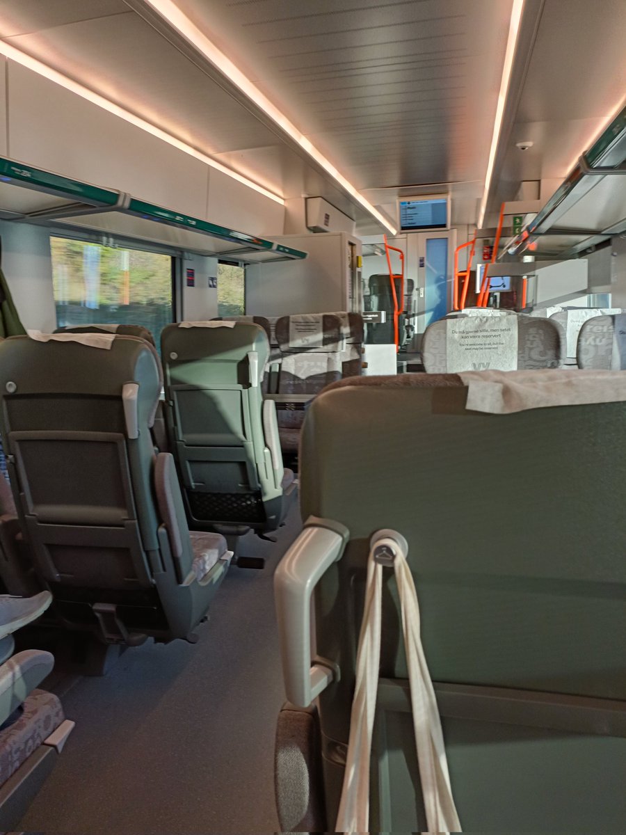 Norwegian trains. Comfortable seats, more legroom than necessary, what's gone wrong with British trains?