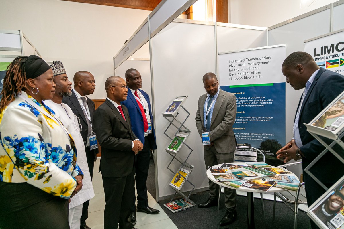 GWP Southern Africa (@gwpsaf) on Twitter photo Guest of Honour – Eng. Helio Banze tours exhibition stands.
Among the exhibitors are CUVECOM, <a href="/giz_gmbh/">GIZ</a>, <a href="/KomatiBasin/">Komati Basin Water Authority</a>, Kunene, <a href="/LIMCOM_SEC/">LIMCOM</a>, <a href="/GWPSAF/">GWP Southern Africa</a>, <a href="/OKACOM/">OKACOM</a>, <a href="/orasecom/">ORASECOM</a>, <a href="/sadc_gmi/">SADC Groundwater Management Institute (SADC-GMI)</a>, <a href="/SADC_News/">SADC Secretariat</a> and <a href="/ZAMBEZICOM/">ZAMCOM</a>
#10THSADCRBOSWI Guest of Honour – Eng. Helio Banze tours exhibition stands.
Among the exhibitors are CUVECOM, <a href="/giz_gmbh/">GIZ</a>, <a href="/KomatiBasin/">Komati Basin Water Authority</a>, Kunene, <a href="/LIMCOM_SEC/">LIMCOM</a>, <a href="/GWPSAF/">GWP Southern Africa</a>, <a href="/OKACOM/">OKACOM</a>, <a href="/orasecom/">ORASECOM</a>, <a href="/sadc_gmi/">SADC Groundwater Management Institute (SADC-GMI)</a>, <a href="/SADC_News/">SADC Secretariat</a> and <a href="/ZAMBEZICOM/">ZAMCOM</a>
#10THSADCRBOSWI