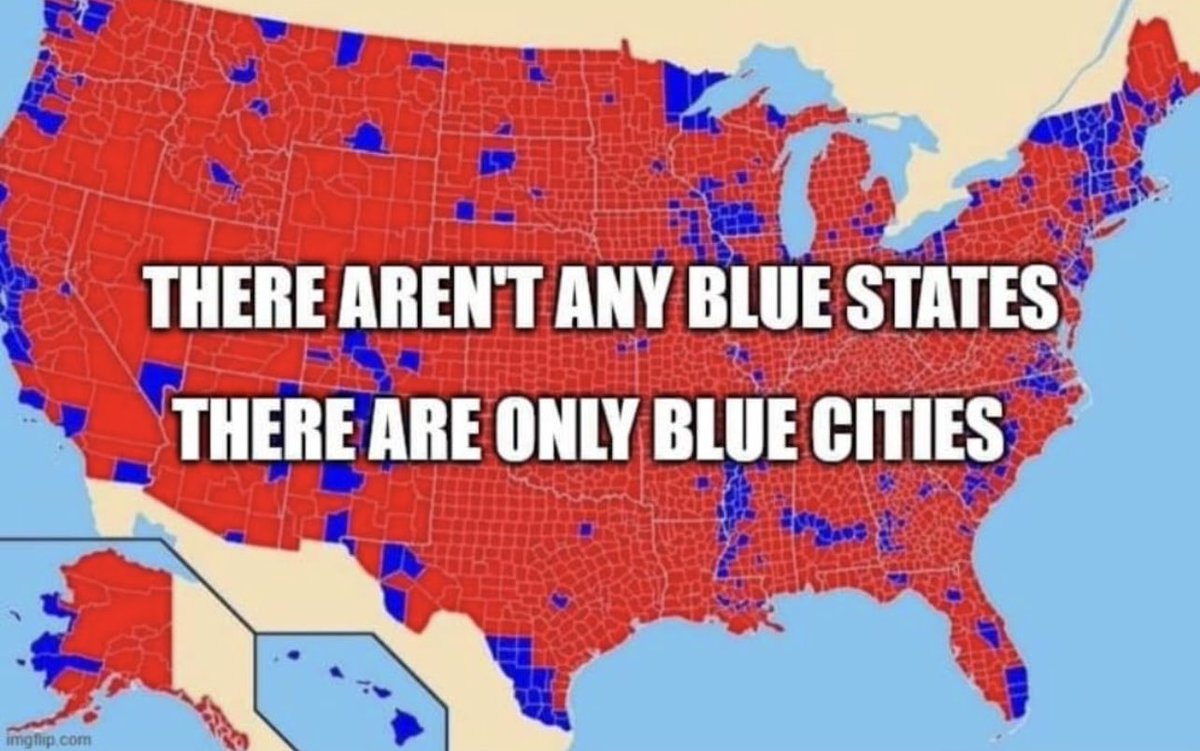 MichelleMaxwell's tweet image. Something to think about! #AmericaFirst #RedStates #BlueStates #BlueCities #VoteRED to #SaveAmerica