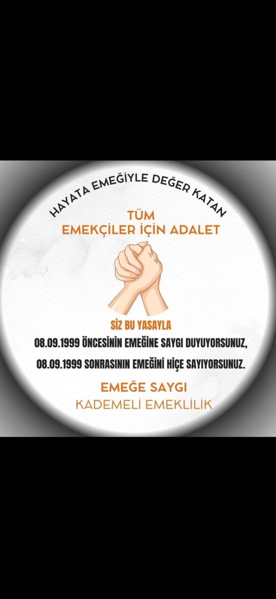 Emeğimize değer verilmesini istiyoruz. #2000LereEmeklilikteAdalet