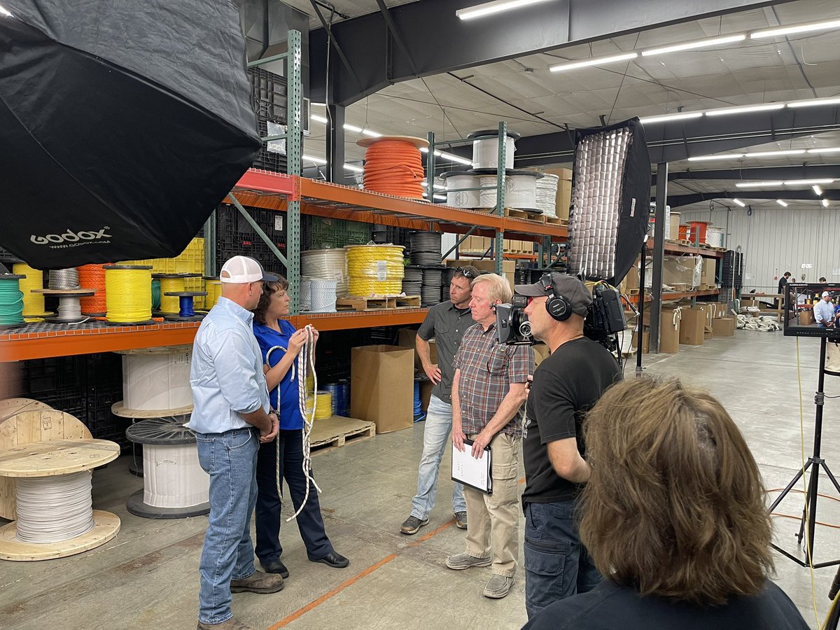 NATE is filming a series of new videos this week for Volume 7 of the popular #ClimberConnection Series! A special thank you to NATE member companies Dakota Riggers & Tool Supply and VIKOR for allowing us to film in their facilities! #climberconnection @DakotaRiggers @VIKORInc