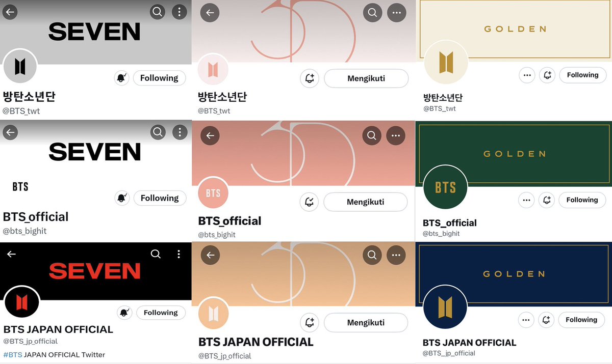 btsmemeories's tweet photo. JUNGKOOK TWITTER LAYOUT

SEVEN                        3D                    GOLDEN https://t.co/UDPJdCDSUS