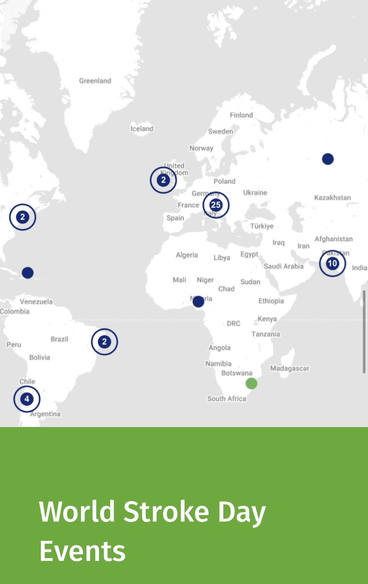 Are you making plans for #WorldStrokeDay on Oct 29th? No matter how big or small, we’d love to share your plans to be #GreaterThan stroke on our global map of action. Register today world-stroke.org/world-stroke-d…