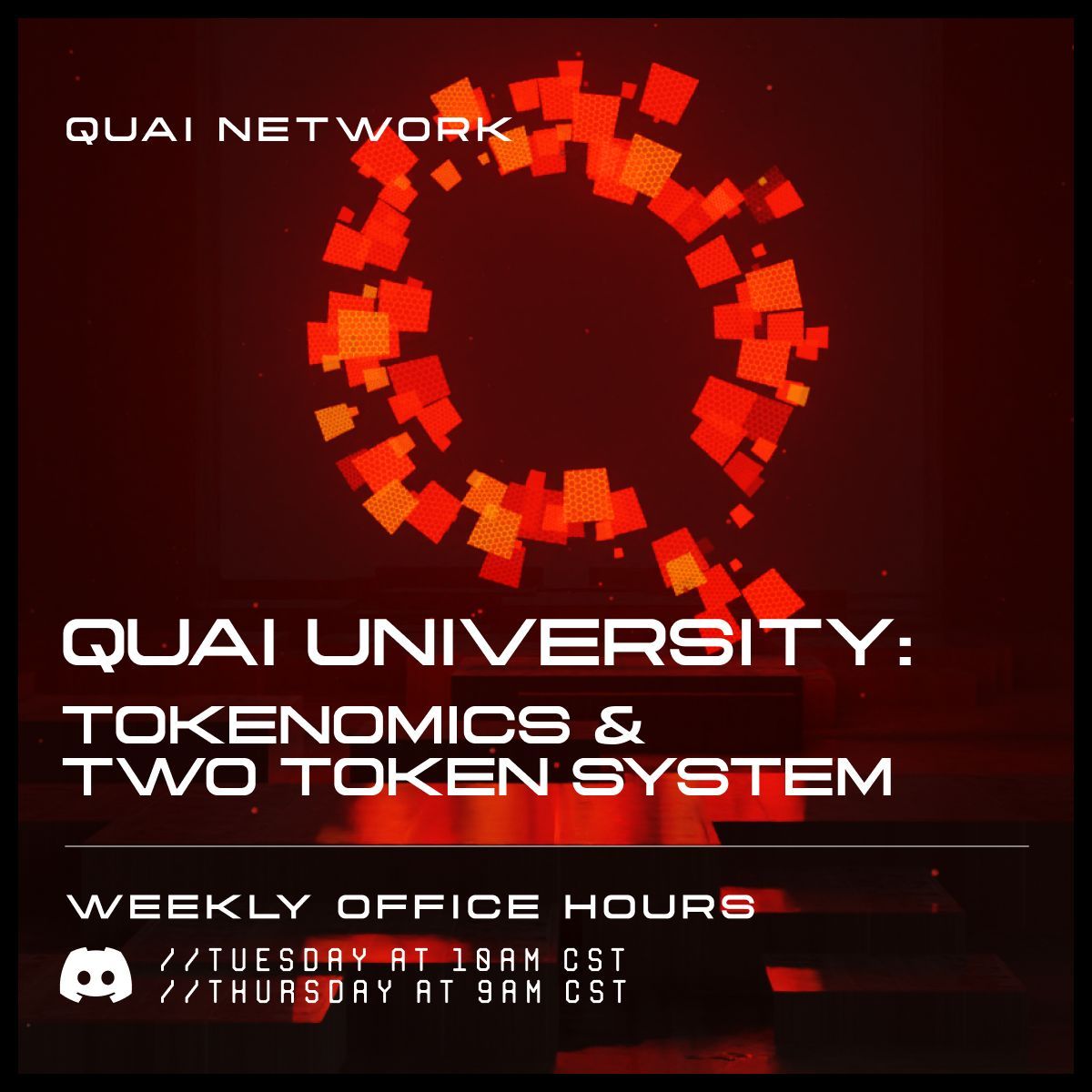 Next Wednesday, Quai University is back with Dr. K in the Quai Discord for a discussion on tokenomics!

Join to learn more about how Quai Network's two-token system can solve some of the longest standing problems of currency👇 
discord.com/events/8877832…