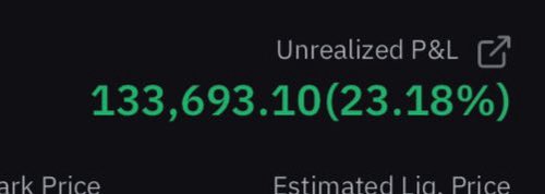 OmayaZein's tweet photo. Brutal move down - scaled into another short, closed for $133k profit $AMB https://t.co/6vEKFLkWte