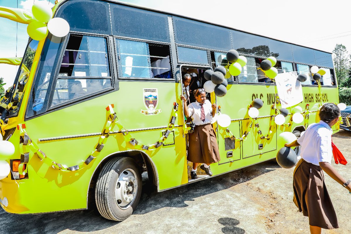 CharlyDanny91's tweet photo. Today Hon Ndindi Nyoro visited Mugoiri Girls where he handed over a bus to the school. We are African and Africa is our Business.🔰👏

#NN2theFuture #akothee #partey https://t.co/b57tG8op76