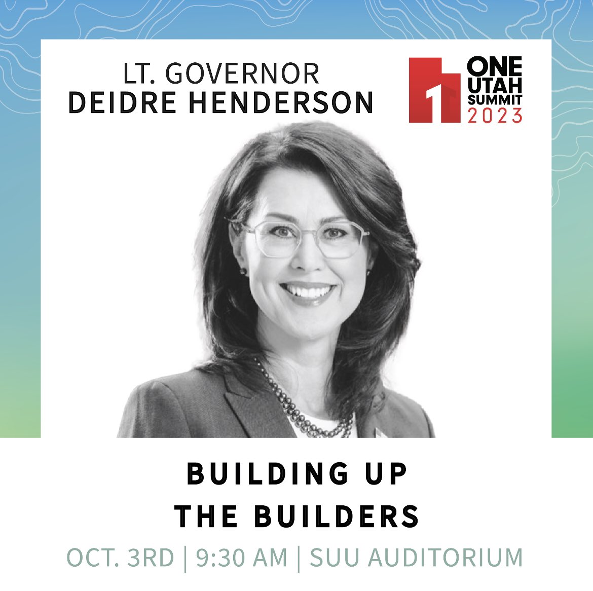 LGHendersonUtah's tweet photo. I’m about to take the stage as a Mainstage speaker at the #OneUtahSummit #1UTSummitFall https://t.co/wIu2zgLw4m
