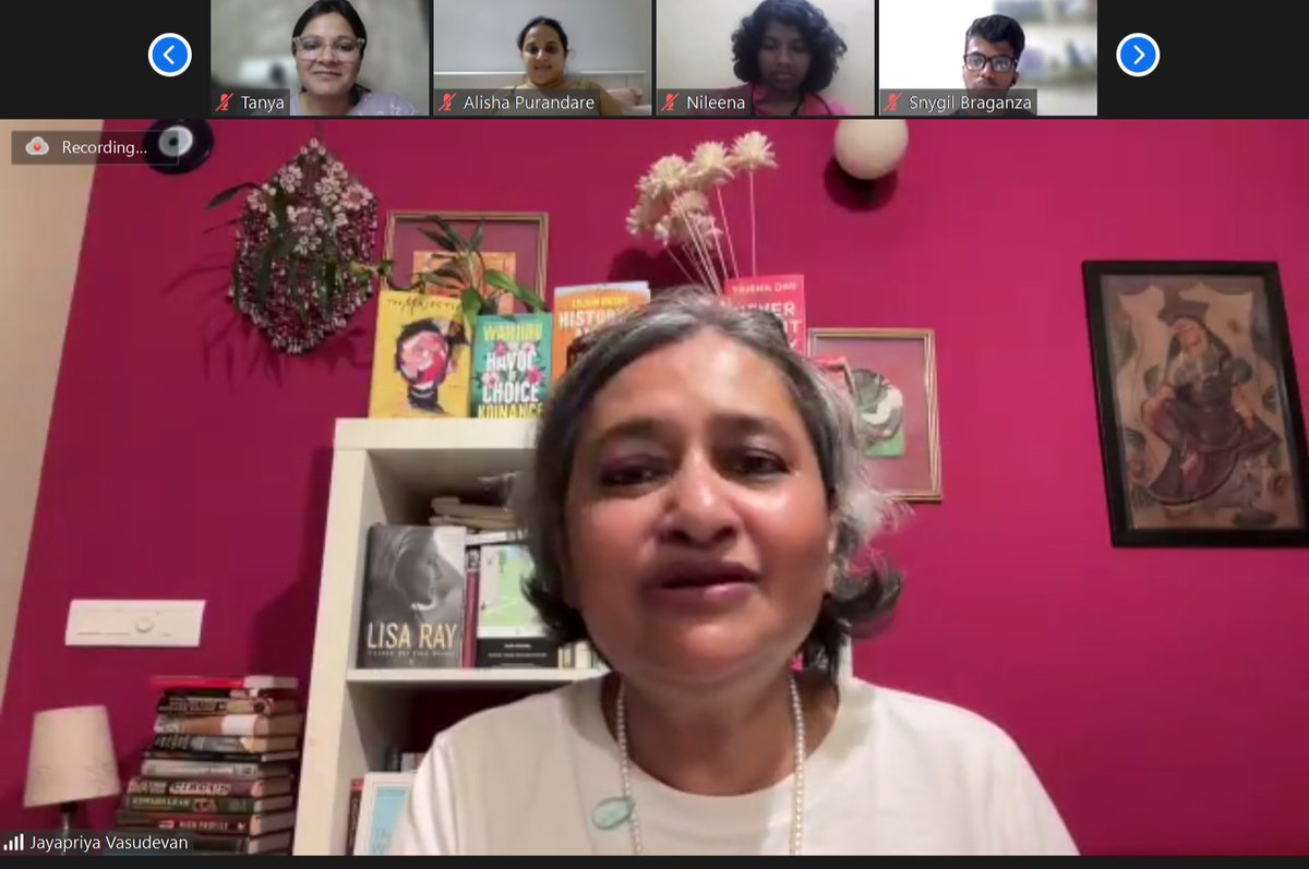 boundindia's tweet photo. #TheBoundPublishingCourse2023! ✨
"Literary Agents represent rights of the writers, not publishers."
Thank you @jayapriya88 – Founder of @JacarandaLit – for shedding light on "The Roles Of A Literary Agent"! 📖🙌
#Literaryagency #publishingcourse https://t.co/qjwbrSd5Gc