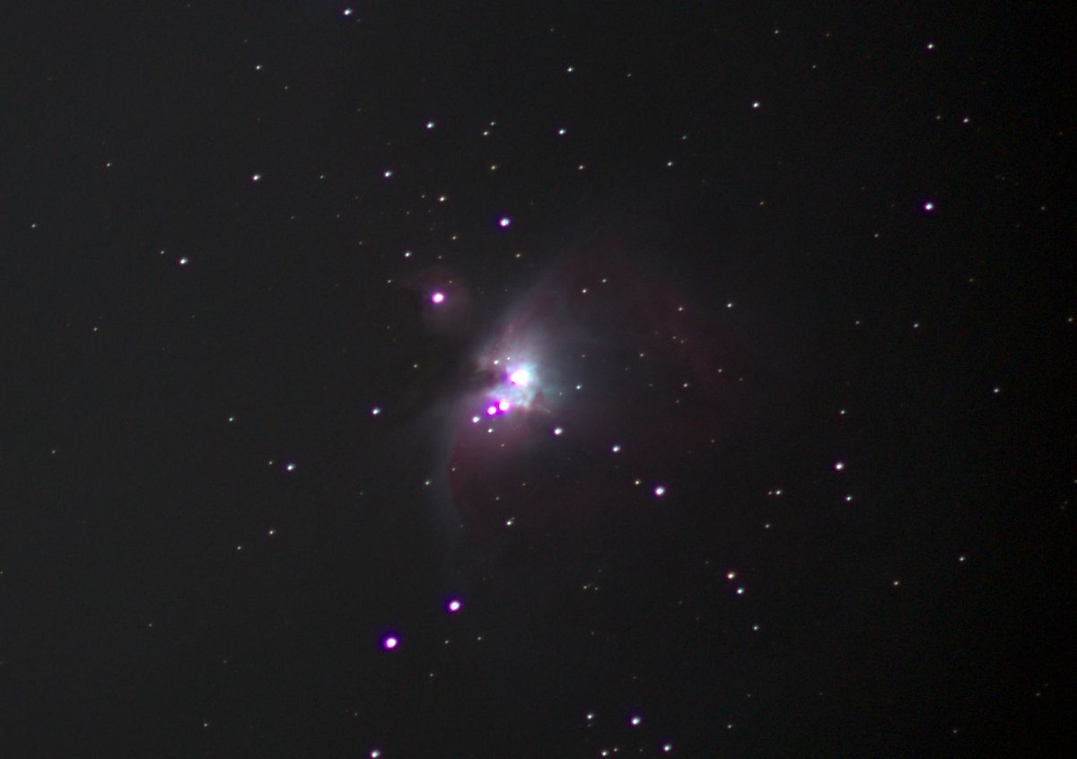 DavidBflower's tweet photo. This morning with the Great Orion Nebula, the Pleiades, the Moon, and Venus. 3 October 2023. #StormHour #ThePhotoHour #MoonHour®️ https://t.co/u26CuJwHS2