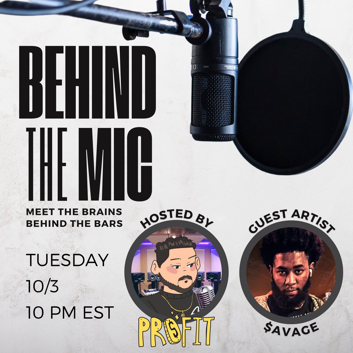 profitvspr0phet's tweet image. Tonight Iโm kicking off my new space โBEHIND THE MIC ๐๏ธ โ with Episode One and our first guest speaker @DrakkoDaSavage
This is the perfect space to get to know the stories and minds behind our favorite punchlines.
Tune in below๐๐ผ
