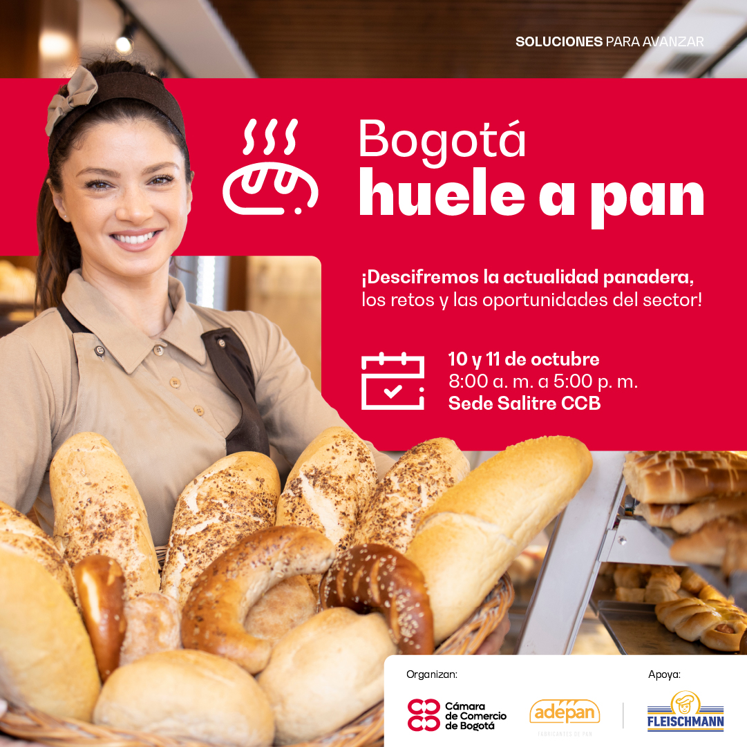 ¡Participa de una experiencia única en el mundo de la panadería, pastelería y repostería! 🥖👩‍🍳 Podrás establecer contactos comerciales, descubrir tendencias, participar en demostraciones en vivo, charlas y una feria de servicios del sector. Inscríbete 👉 tinyurl.com/2e83tvss