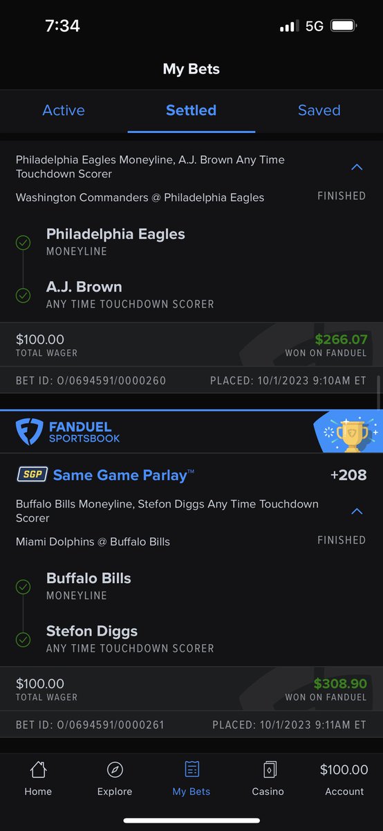 HotHandPicks6's tweet photo. Getting started with #gamblingtwitter will have a logo soon, just dropping some dubs from the past two weeks https://t.co/s2mespQLxC