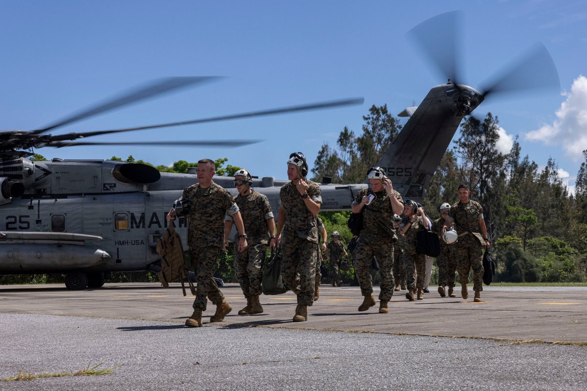 usmc_commandant's tweet image. ACMC visits 31st MEU

@USMC General Eric M. Smith, the Assistant Commandant of the Marine Corps, meets with the Marines of the @31stMEU at Camp Hansen, Okinawa, Japan, Sep. 12.