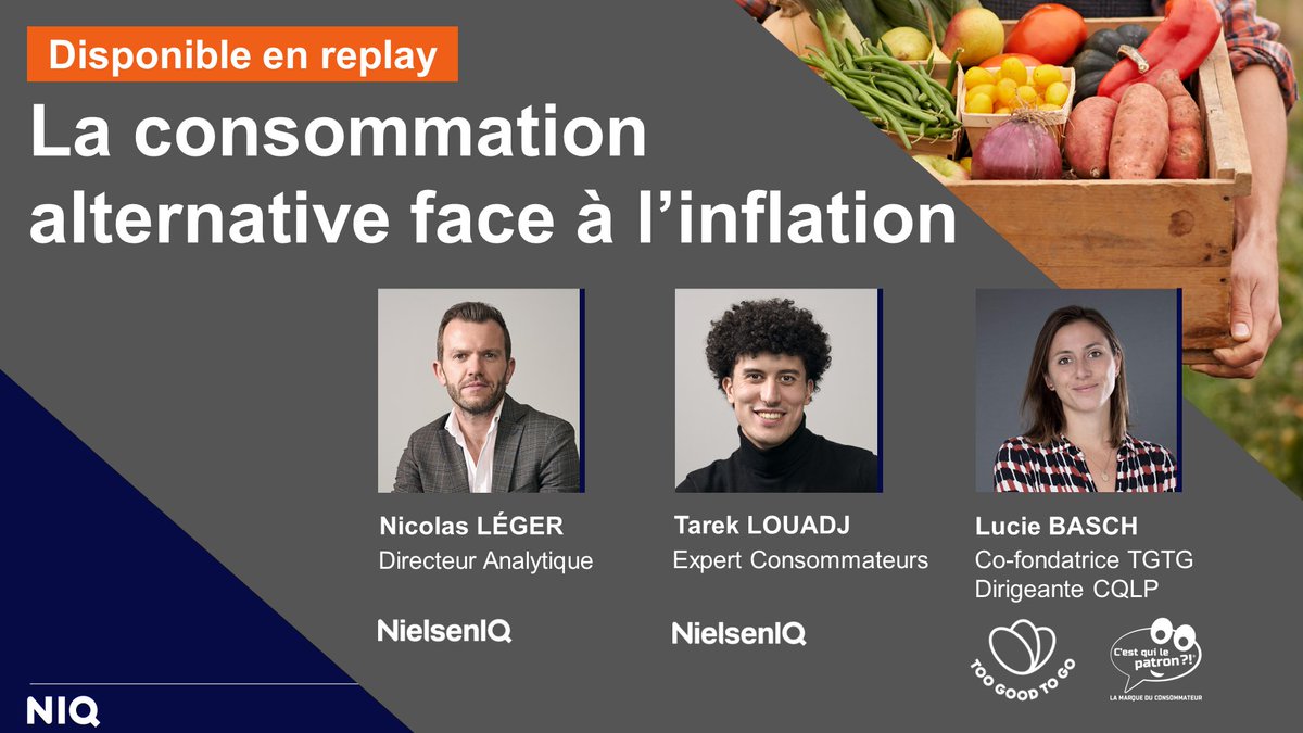 Vous avez raté notre webinaire sur la consommation alternative ?

👀 Retrouvez le replay avec Lucie Basch, co-fondatrice de TooGoodToGo et dirigeante de C'est Qui Le Patron ?
 h.nniq.co/R07O50PSjPj