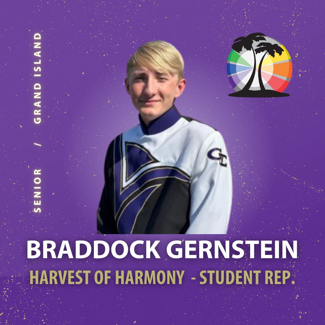 Congratulations, Braddock Gernstein!

For the 81st Annual Harvest of Harmony Parade, Gernstein has been selected as the first-ever Grand Island Senior High Student Representative.

Way to go, Braddock! 

#WearPurpleBeGold