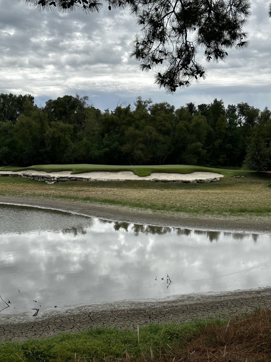 Extra things we have to do in a drought year…mow the lakes!