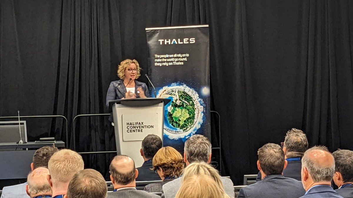 ThalesCanada's tweet photo. Today, Thales took part in a pre-#DEFSECATL industry engagement event organized by @ACOACanada &amp; @ACADA_Atlantic. The event highlighted our commitment to further developing key #defence capabilities in Canada– especially for naval in-service support. https://t.co/aLquH4fxEZ