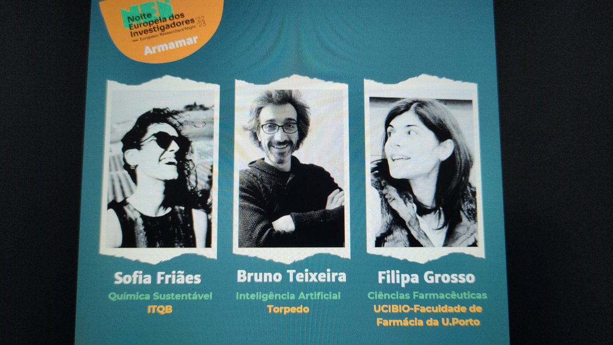 MicroMundo@UPorto (@micromundoup) on Twitter photo We had the pleasure to participate in the #EuropeanResearchersNight in #NEIArmamar2023 to approach science to the community through #MicroMundo.
26 researchers from different areas of knowledge and 200 visitors aged 4 to +70
<a href="/filipa_grosso/">Filipa Grosso</a> <a href="/RaqBranquinho/">Raquel Branquinho</a> @cmarmamar We had the pleasure to participate in the #EuropeanResearchersNight in #NEIArmamar2023 to approach science to the community through #MicroMundo.
26 researchers from different areas of knowledge and 200 visitors aged 4 to +70
<a href="/filipa_grosso/">Filipa Grosso</a> <a href="/RaqBranquinho/">Raquel Branquinho</a> @cmarmamar