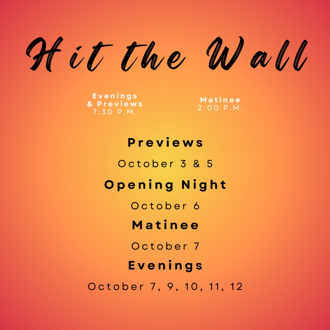 We’re all smiles for the kickoff of the 2023-24 Centre Stage theatre season today with Hit the Wall!

Tickets can be purchased at the link in our bio! #HitTheWallPSU