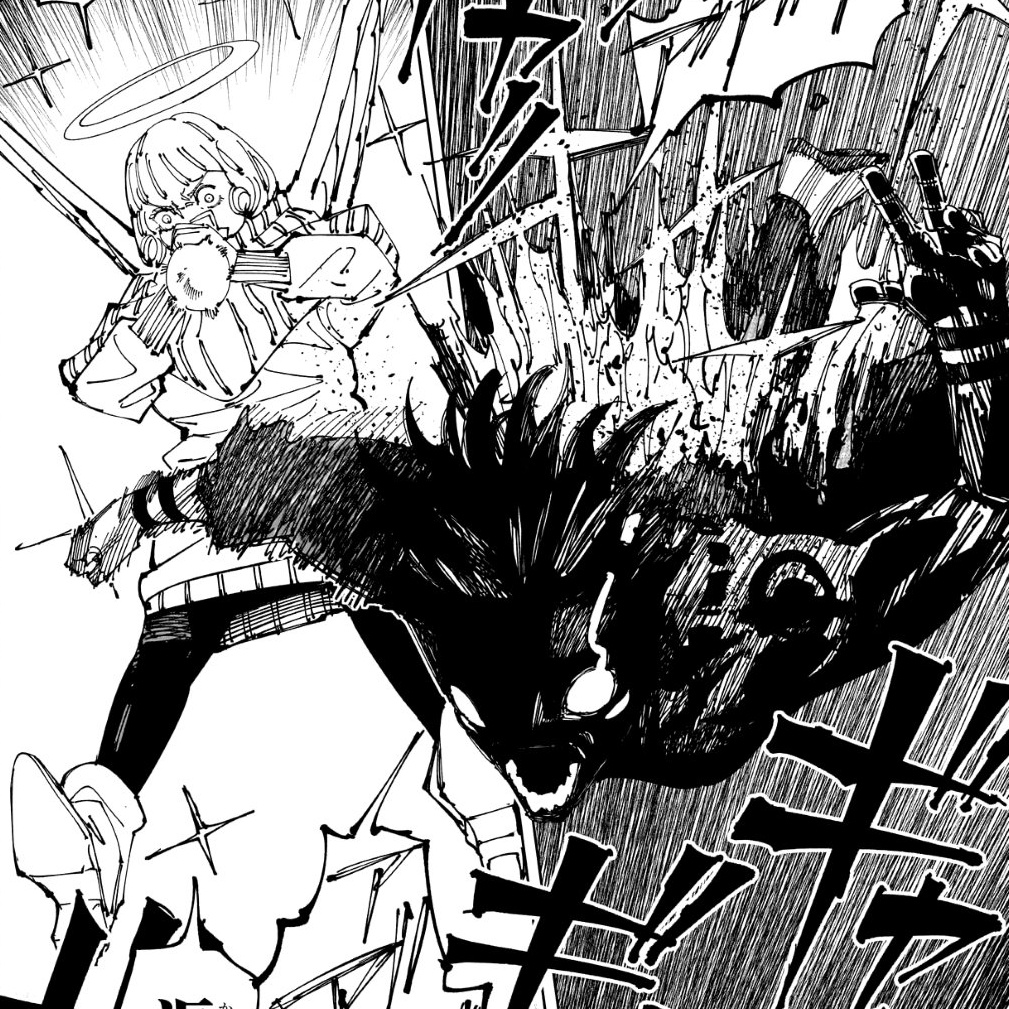 ShadzMangaOnly's tweet photo. This is one of the few times where I like the old version more. Mostly due to the detail & visible pain on Sukuna.

Though the new version really puts into perspective just how badly Sukuna was hurt.. Also making his near instant regen after look more impressive. 👏🏽 What a monster..
#JJK #ShadzJK #JujutsuKaisen