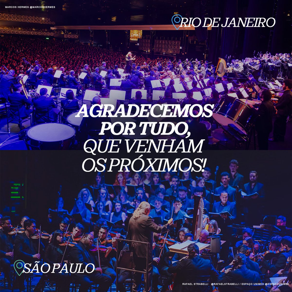 E, assim, encerramos da passagem de Distant Worlds: music from FINAL FANTASY no Brasil.

Queremos agradecer por toda a interação, troca, compreensão e diversão desses últimos três meses. Desde o começo, queríamos fazer das redes sociais de Distant Worlds um lugar muito maior do