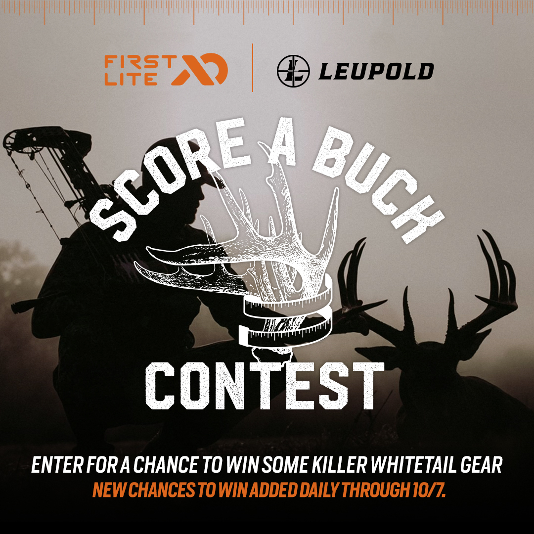 Think you can score a big buck? Head to the link below to guess the score of Leupold athlete Levi Morgan's deer for a chance to win a Leupold Optics package from our friends at First Lite. firstlite.com/pages/score-th…