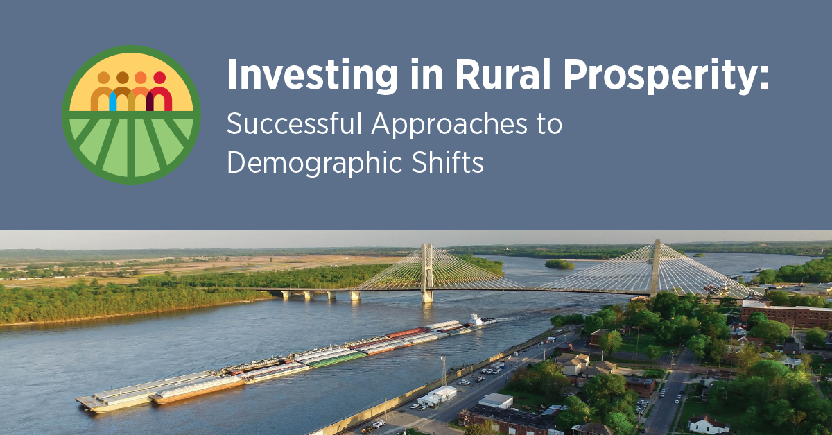Join us along with the Federal Reserve Bank of St. Louis, on Nov. 14-15 for the conference Investing in Rural Prosperity: Successful Approaches to Demographic Shifts. Learn about successful local & regional cross-sector initiatives. Register by Nov. 6: lnkd.in/eDXB4Suu!
