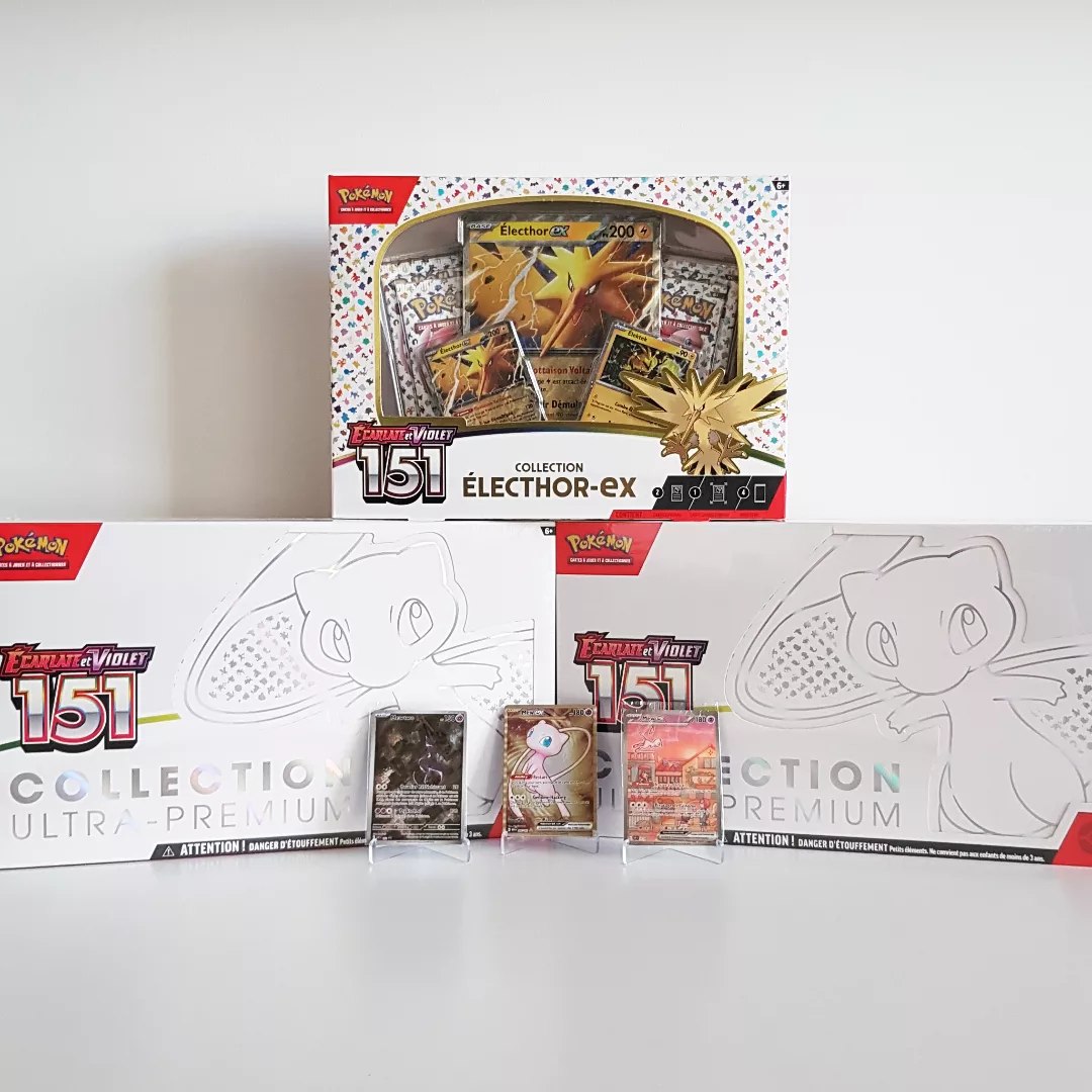tradingcardsxxx's tweet image. Bientôt disponible sur le site.

#upc #ultrapremiumcollection #mew #151 #kanto #pokemonfr #pokemon #pokemonjcc