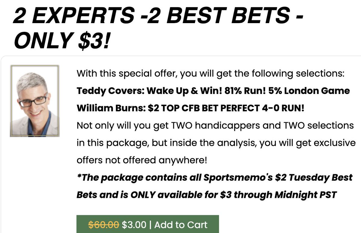 Sportsmemo's Handicapping Experts - Top Sports Betting Picks