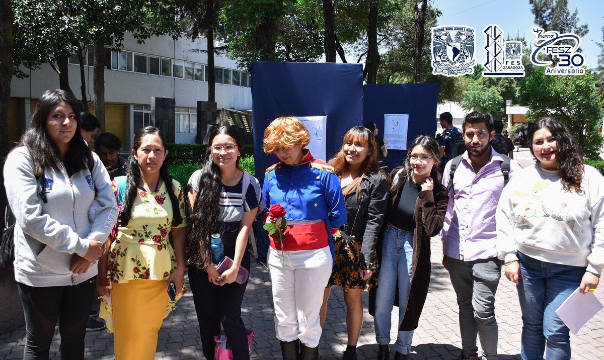 unam_fesz's tweet photo. Para conmemorar el 80 aniversario de la publicación El Principito, el profesorado del Departamento de Lenguas Extranjeras, así como el Departamento de Actividades Culturales de la FESZ llevaron a cabo, la Jornada Literaria “Homenaje al Principito”. https://t.co/oW8WYl8j8t
#FESZ https://t.co/bTdApko3K2