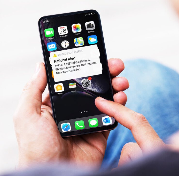 ‼️This Wednesday (Oct. 4), FEMA &amp; FCC are testing Emergency Alert Systems to ensure that these systems continue to be effective in warning the public about emergencies!

Cell phones, wireless devices, TVs, and Radios across the country will be sent an alert. No action needed.