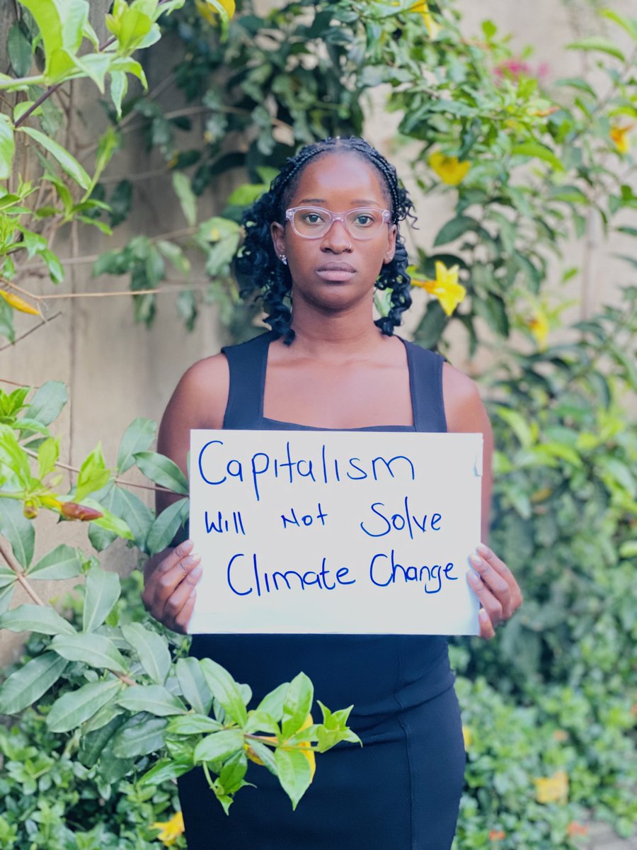 Capitalism Will Not Solve Climate Change What's you view? #SystemChange #ClimateJustice ⁦@CJusticeAfrica⁩