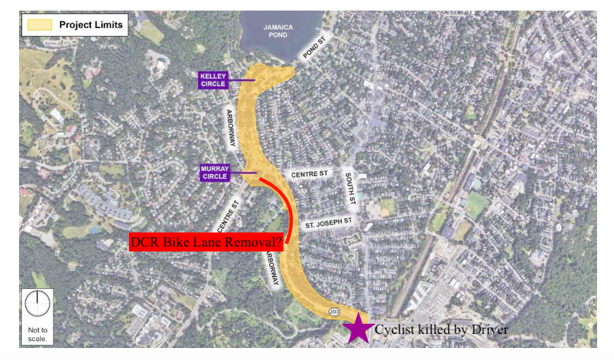 RevEverett's tweet photo. Folks, if you are angry too about bike lanes being ripped out AFTER WE AGREED ON IT, let @MassDCR know. This is the #JamaicaPlain #Boston #Arborway improvement plan. "DCR welcomes questions on this material to mass.parks@mass.gov" https://t.co/haII8ZKYwY https://t.co/inJQPOVqGp