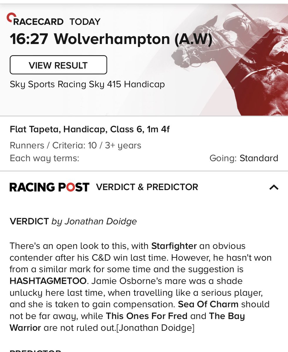 getonbetting's tweet image. Boom… One selection. One 6/1 winner. #racing #geton