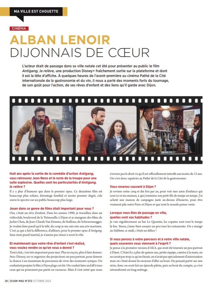 Article dans le Dijon Mag du mois d'octobre. #Antigang dijon.fr/Kiosque/Le-mag…