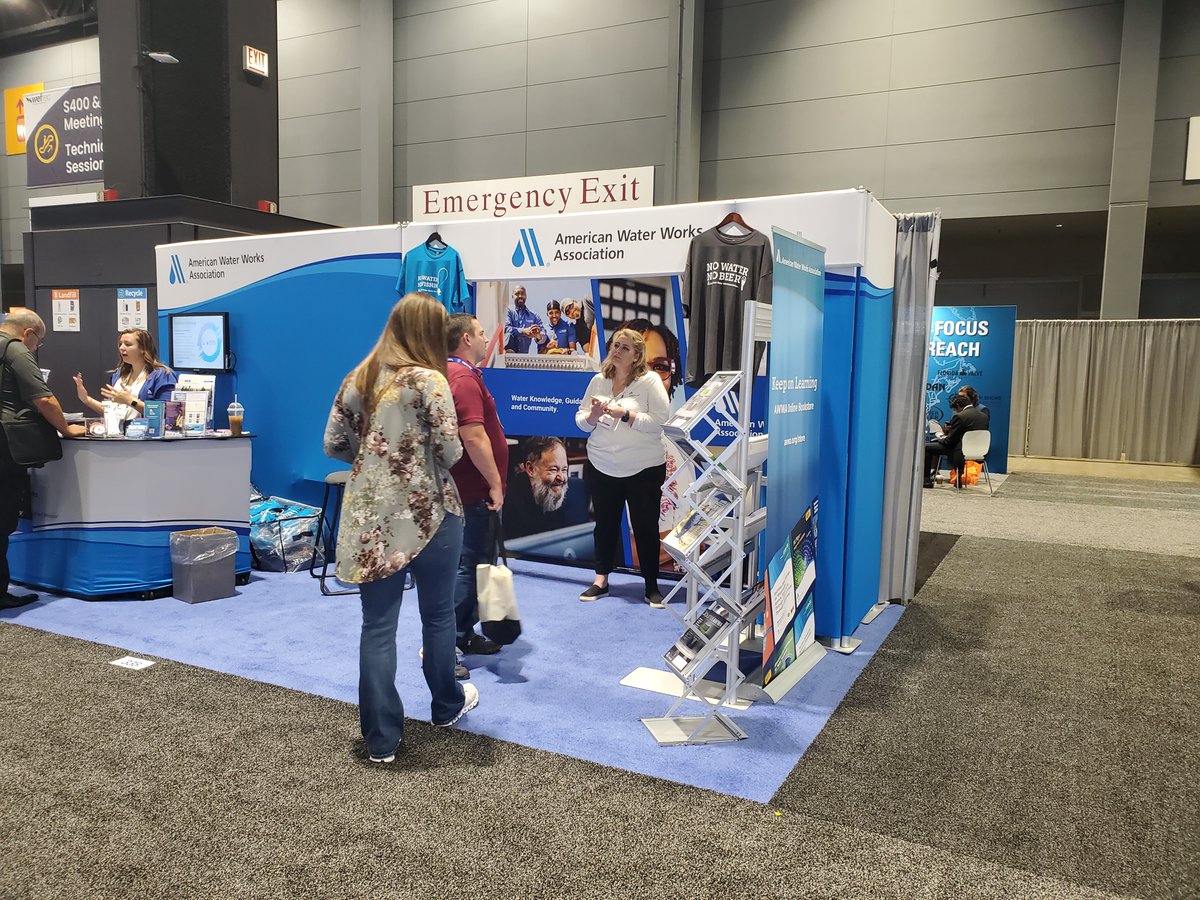 awwa's tweet photo. Join us at #WEFTEC2023, booth #338! Discover our online bookstore collection and ace your water exams with AWWA's guidebooks and app. 💧
Learn more: https://t.co/evUVtTQ7B1 #WaterOps #AWWA https://t.co/tC7SNu0pFo
