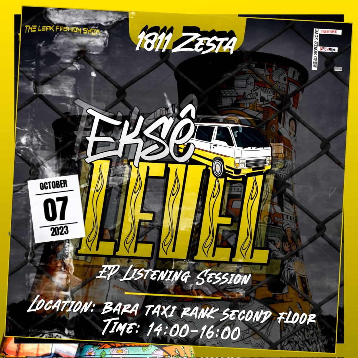If you around Soweto pull up ...halla for directions

#listeningsession #1811zesta #EkseLevel #hiphop